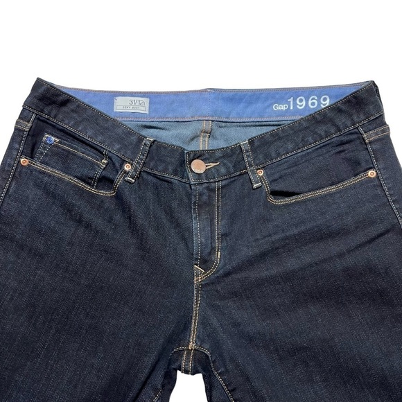 GAP (NWOT) Women’s Sexy Boot Dark Wash Jeans Size 12 Long - Picture 3 of 12